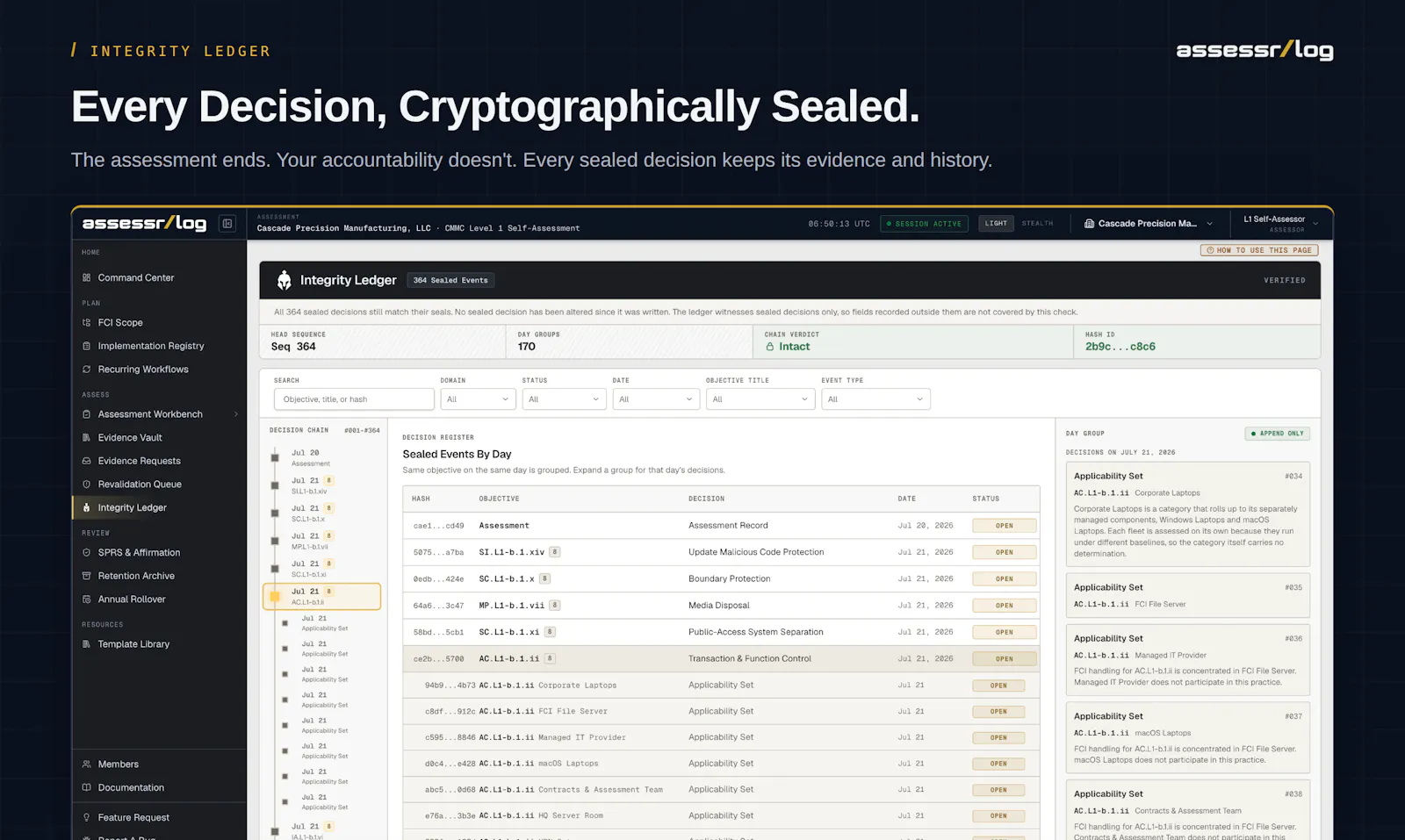 AssessrLog screenshot 6