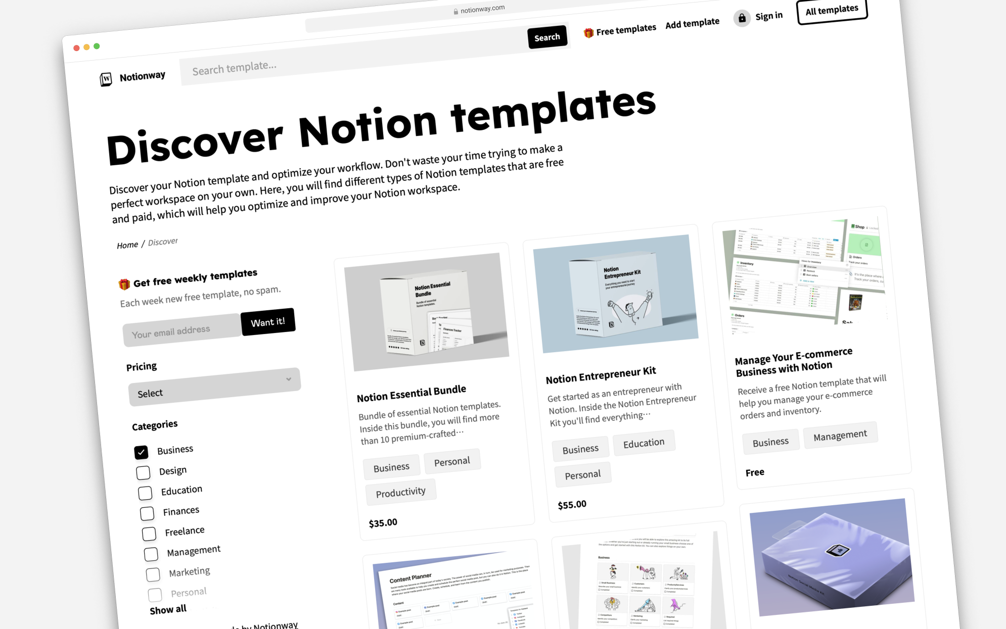 Notionway gallery image