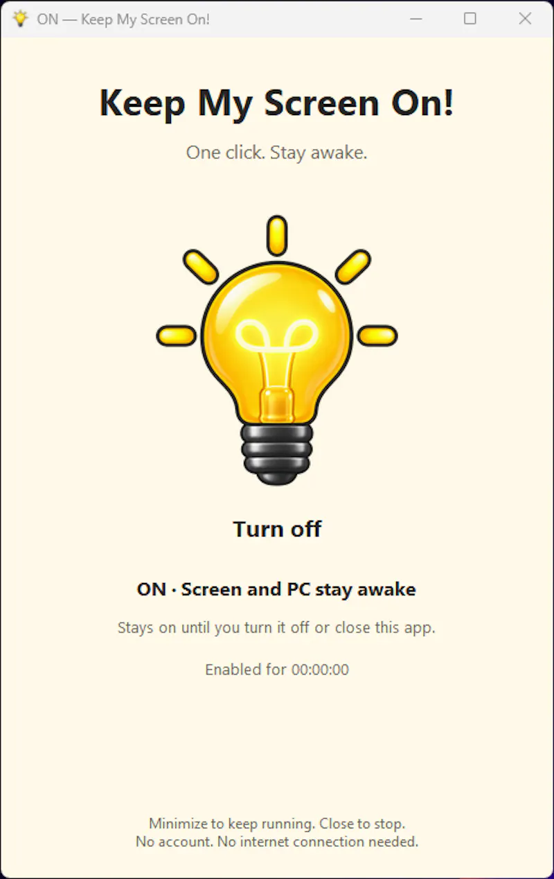 Keep My Screen On! screenshot 2