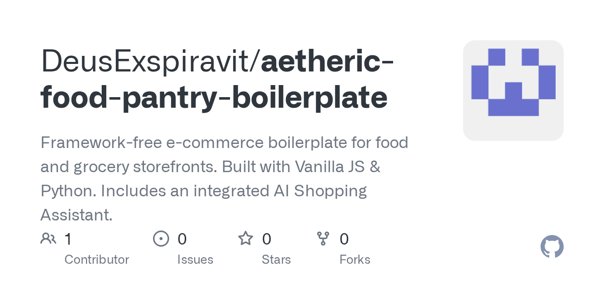 Aetheric Food Pantry Boilerplate gallery image