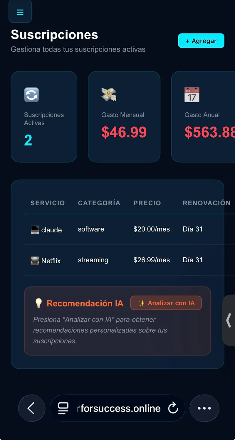 FinanceAI Pro screenshot 3
