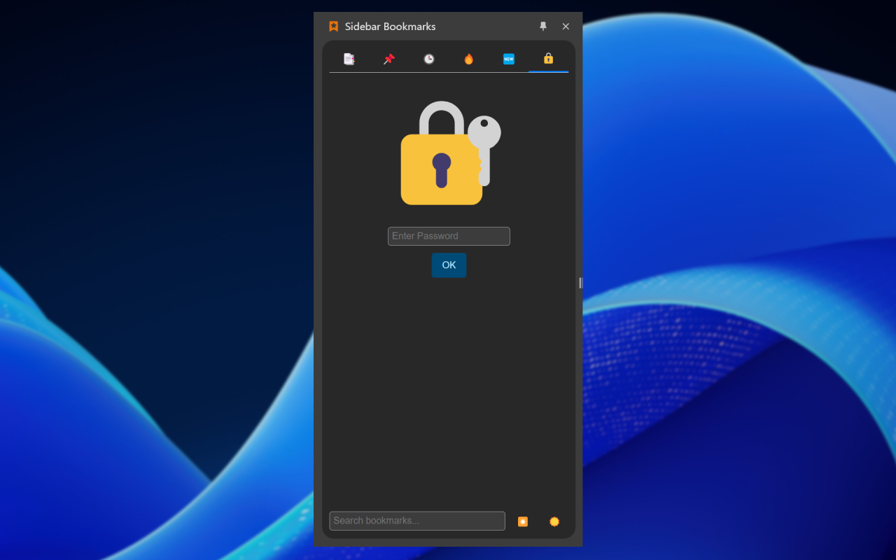 Sidebar bladwijzers - Bladwijzen voor privacy media 1
