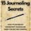 15 Journaling Secrets eBook
