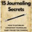 15 Journaling Secrets eBook