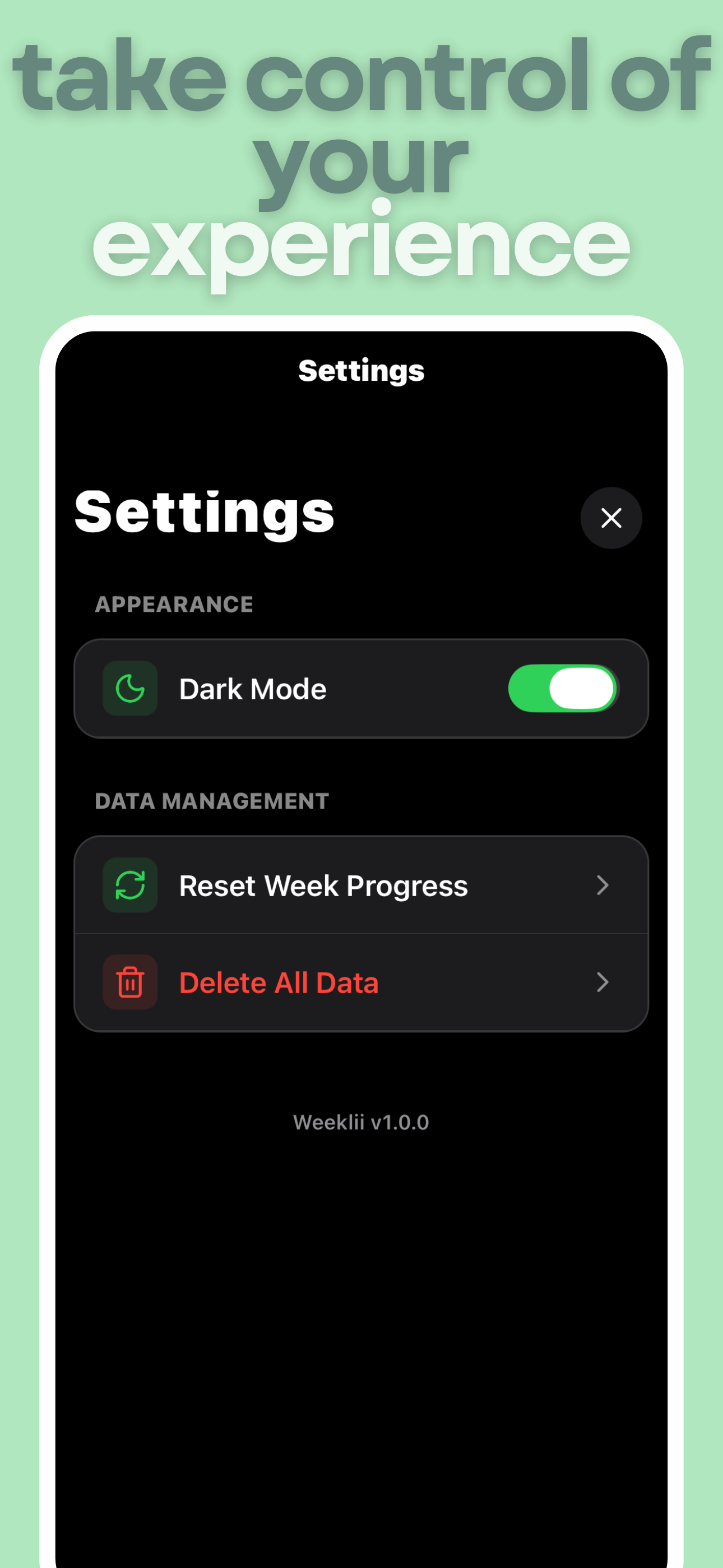 Weeklii's first launch gallery image