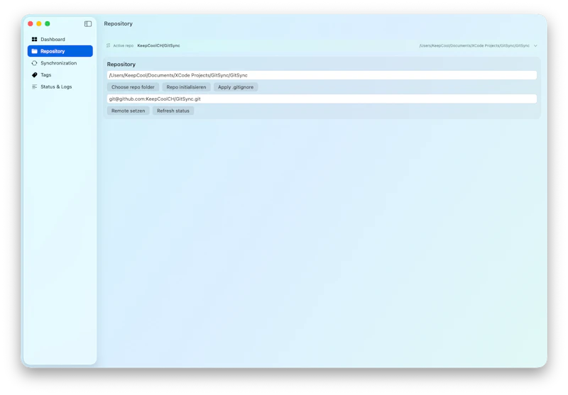 GitSync for macOS screenshot 3