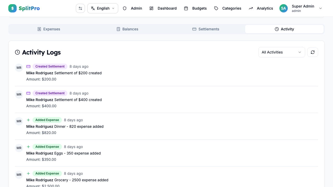SplitPro - Complete Expense Management gallery image