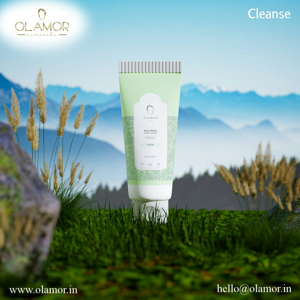 OLAMOR Pristine Glycolic Acid Face Wash