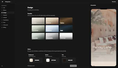Menu Builder gallery image