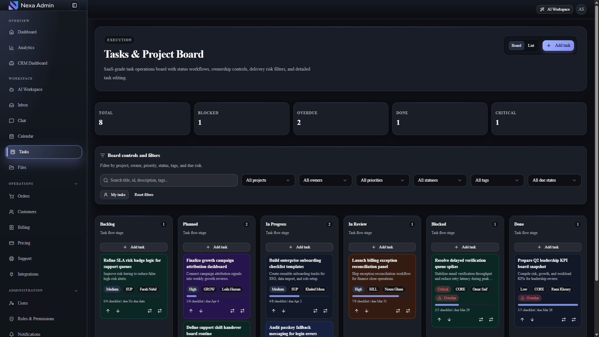 Nexa Admin V1.1 gallery image