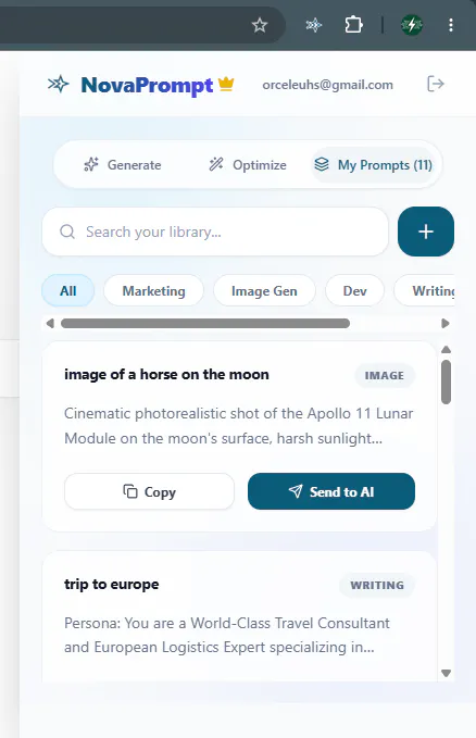 NovaPrompt gallery image
