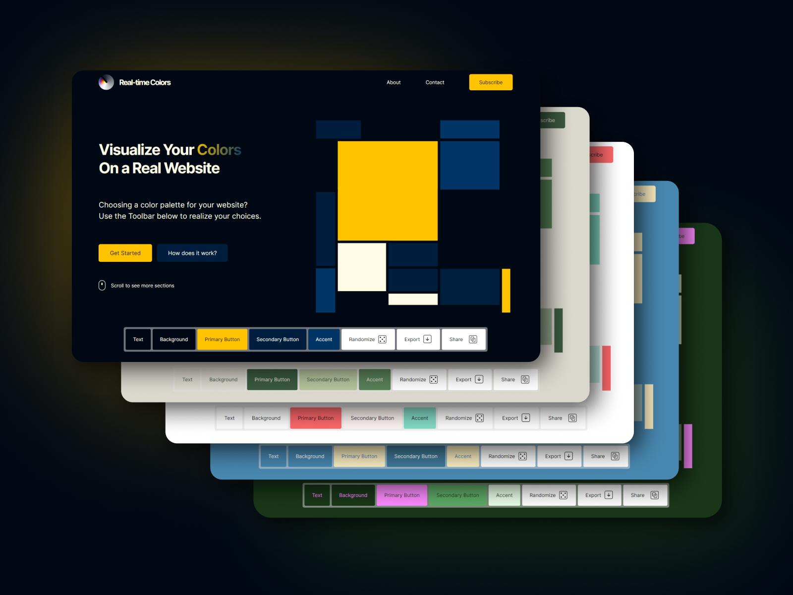 Echtzeitfarben - Echtzeit-UI-Farbpalette Tool Medien 2