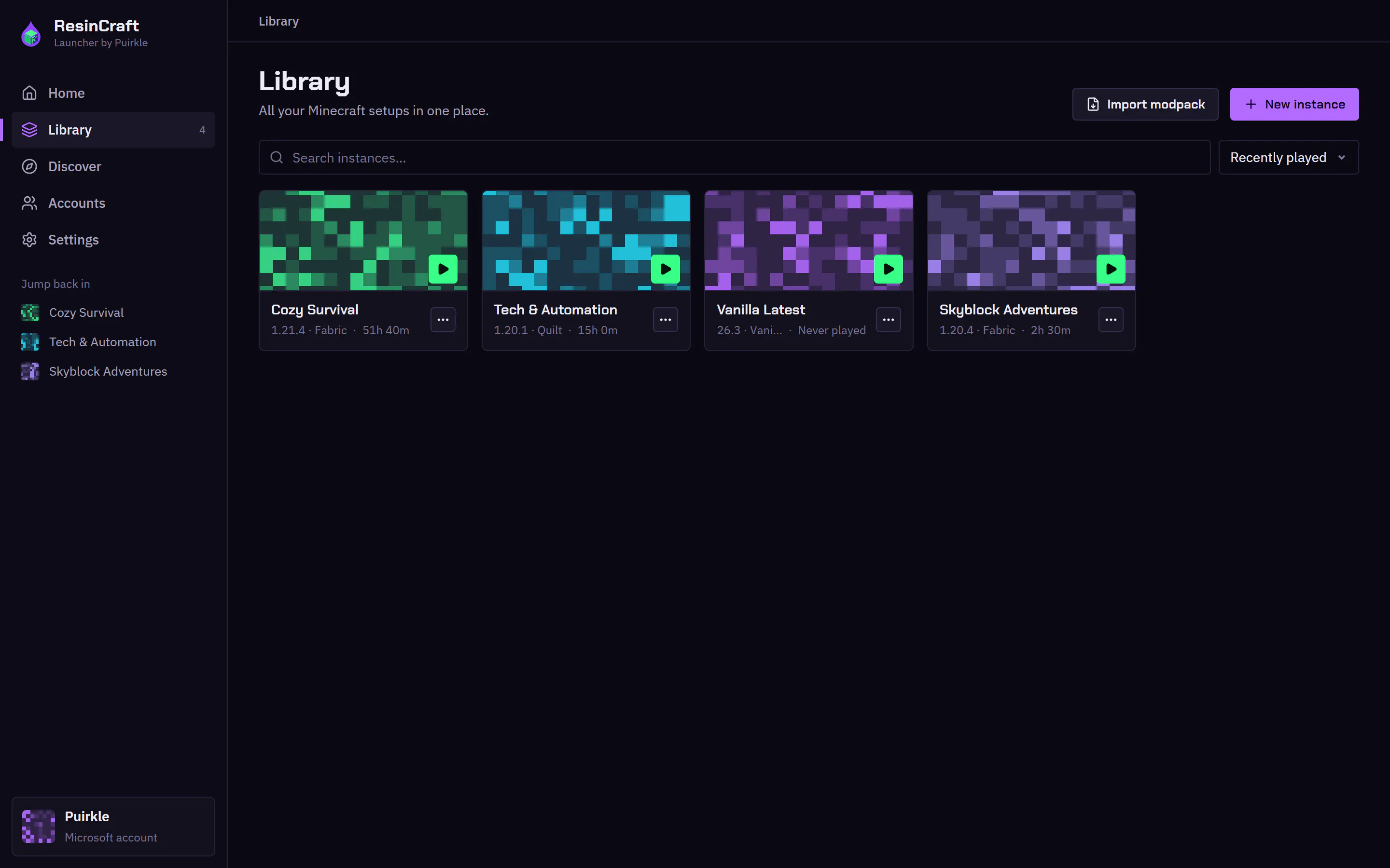 ResinCraft Launcher gallery image