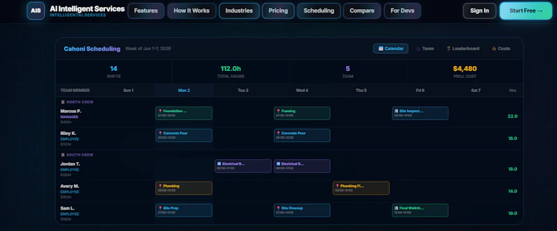 Cahoni Builds Quotes, Schedules by Voice screenshot 3