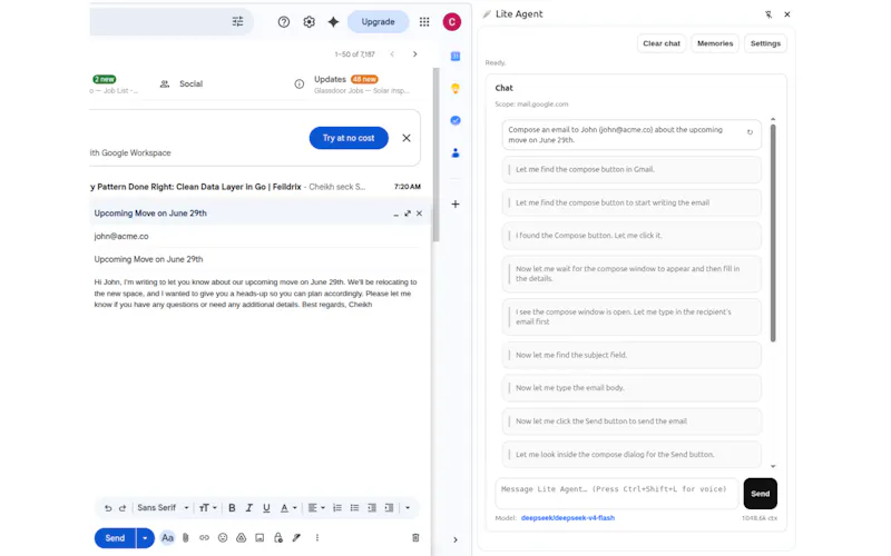 Lite Agent screenshot 3