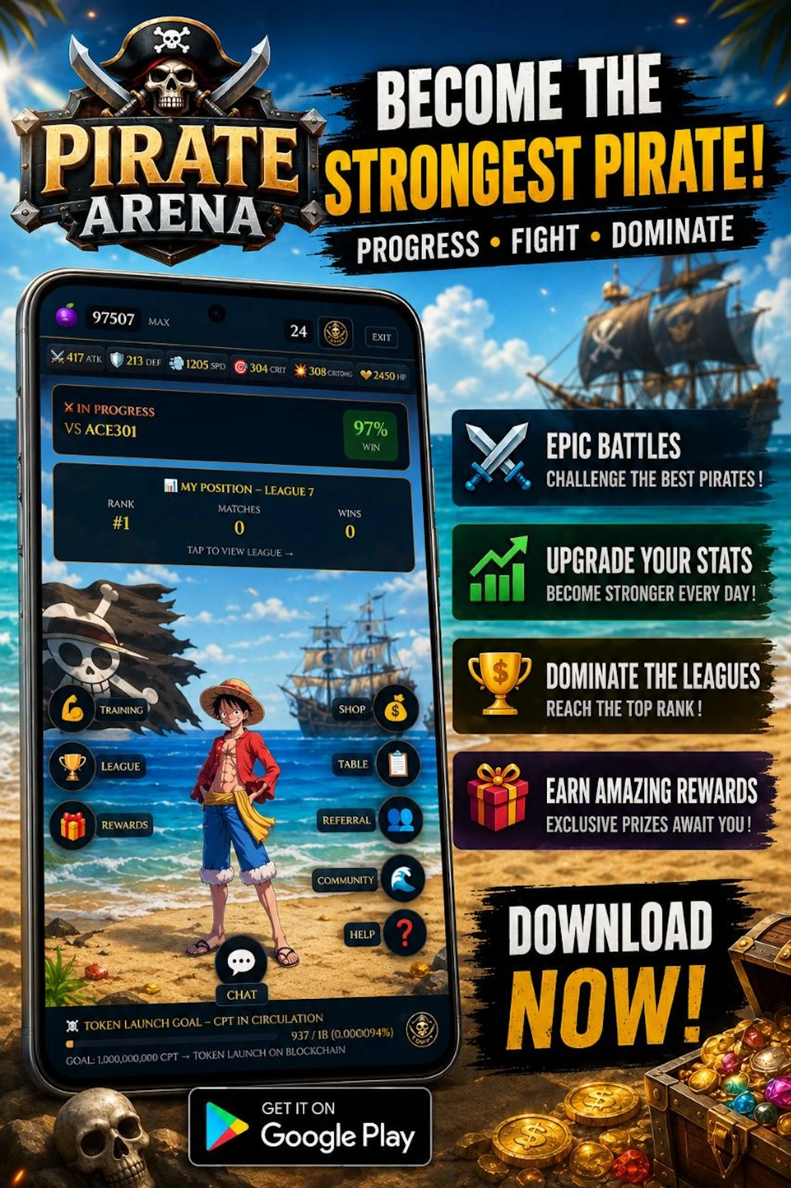 Crypto Pirate Arena screenshot 1