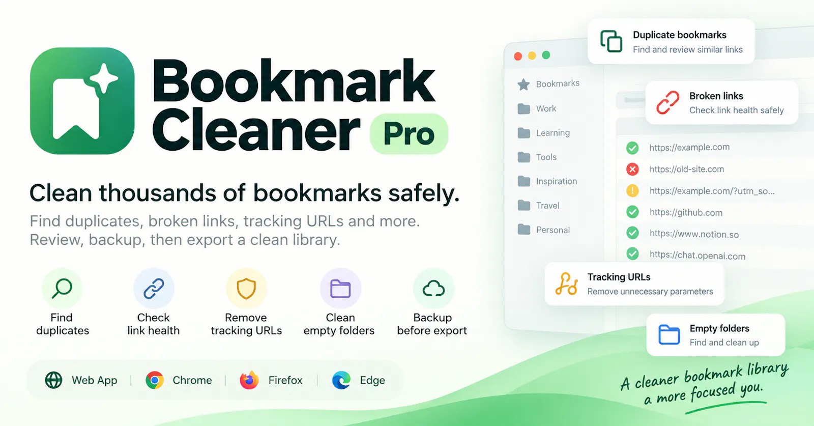 Bookmark Cleaner screenshot 1