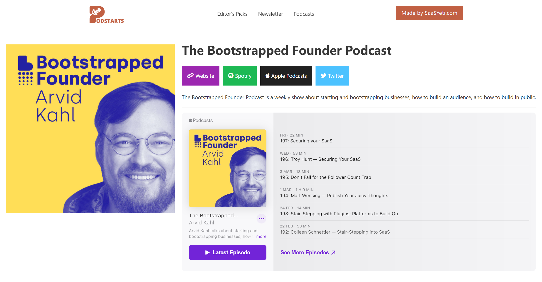 Media Podstarts - Koleksi podcast yang dikendalikan untuk pengasas permulaan 3