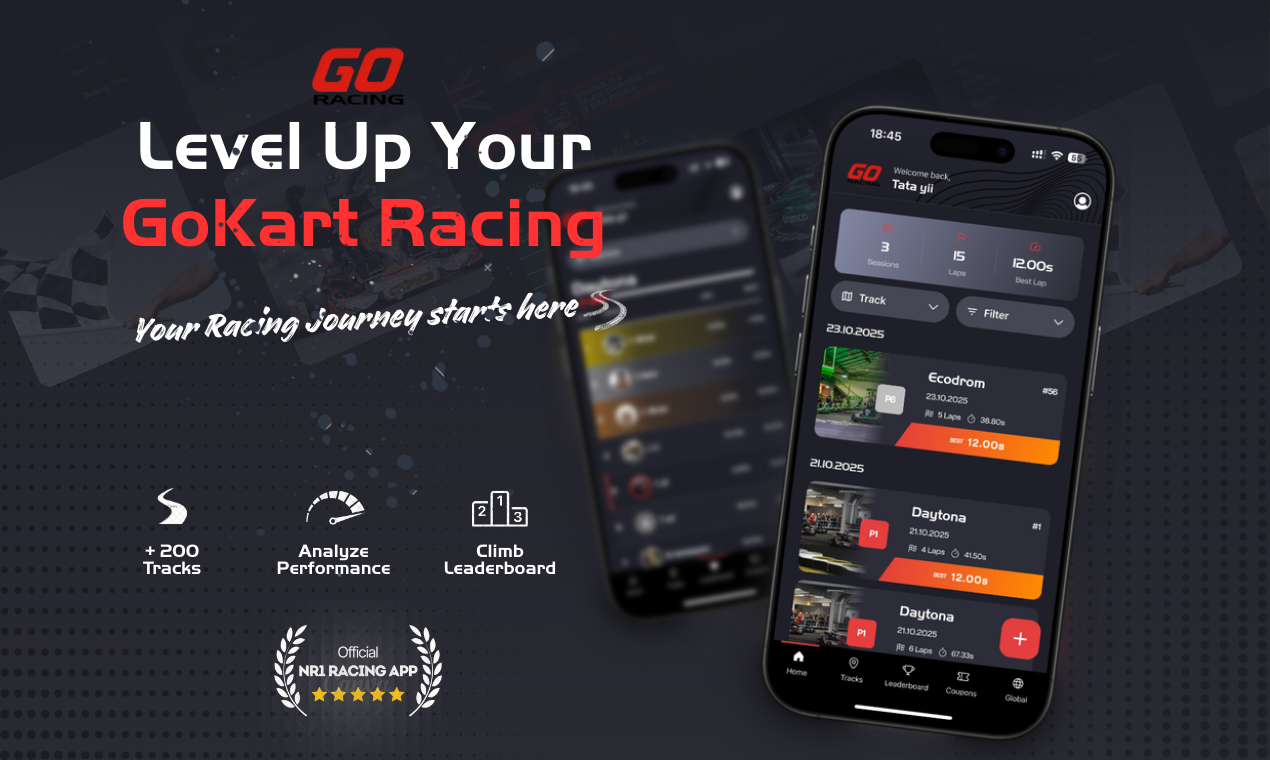GoRacing - Main product screenshot demonstrating key features and user interface