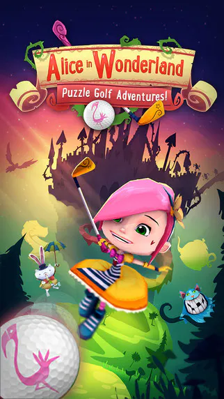 Alice in Wonderland Puzzle Golf Adventures