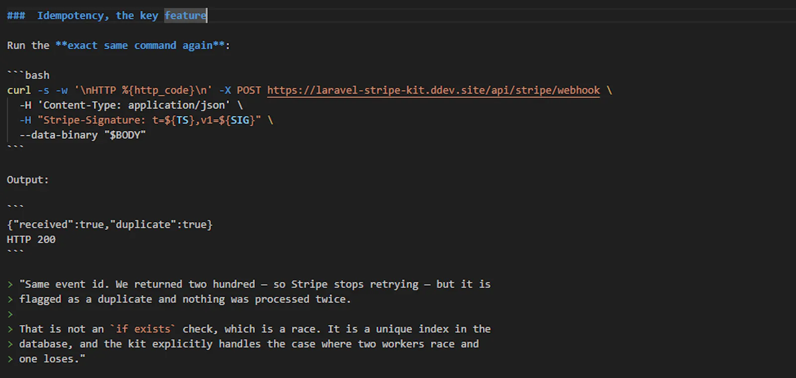 Stripe Webhook Kit for Laravel screenshot 4