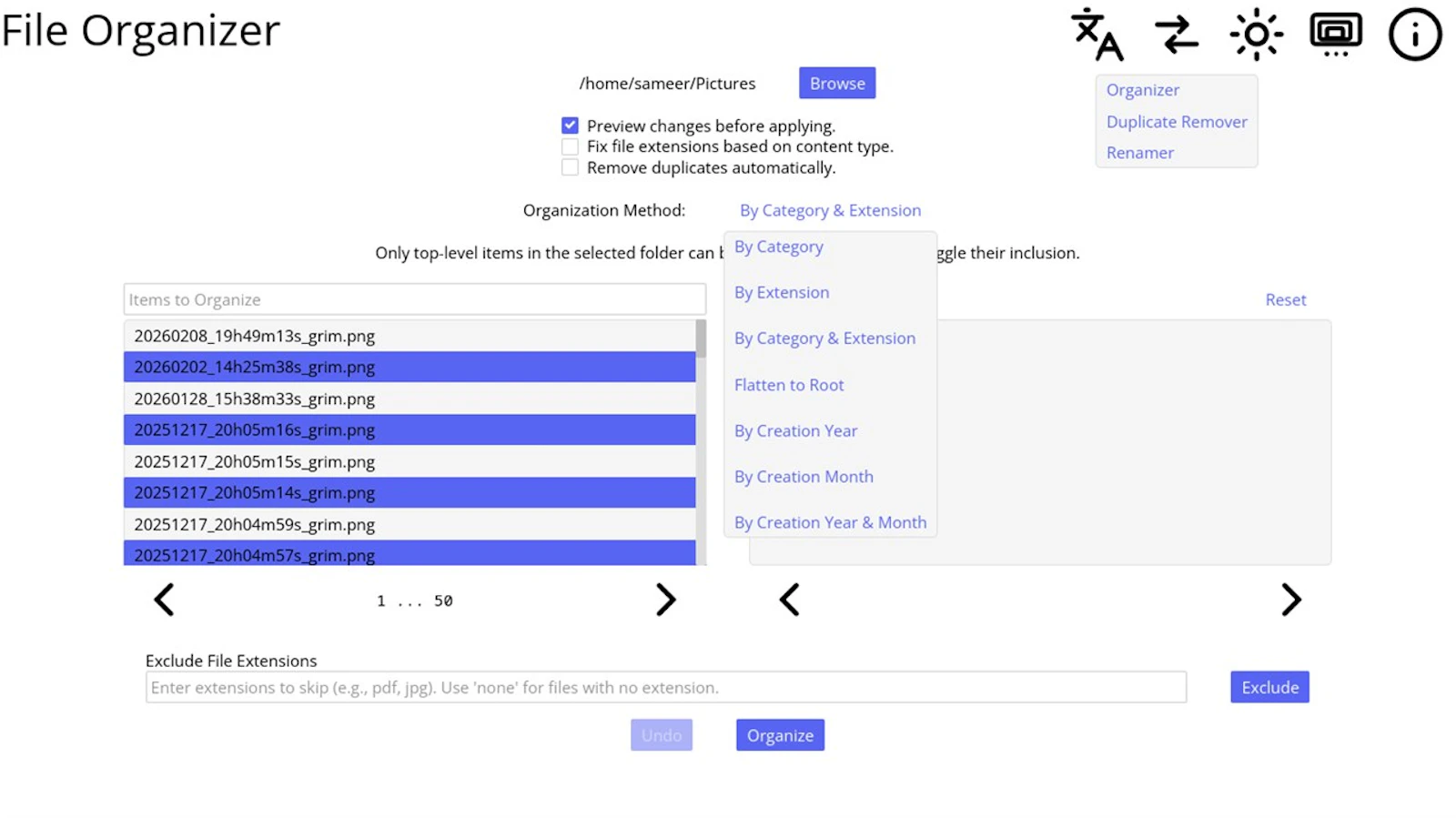 File Sorcerer screenshot 1