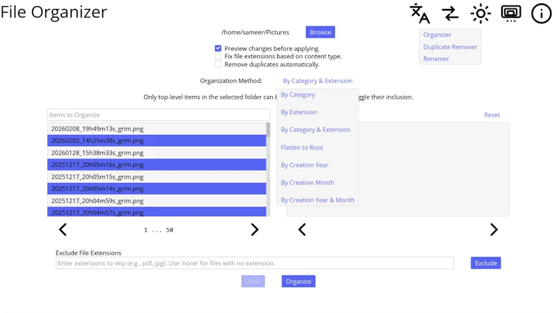File Sorcerer screenshot 1