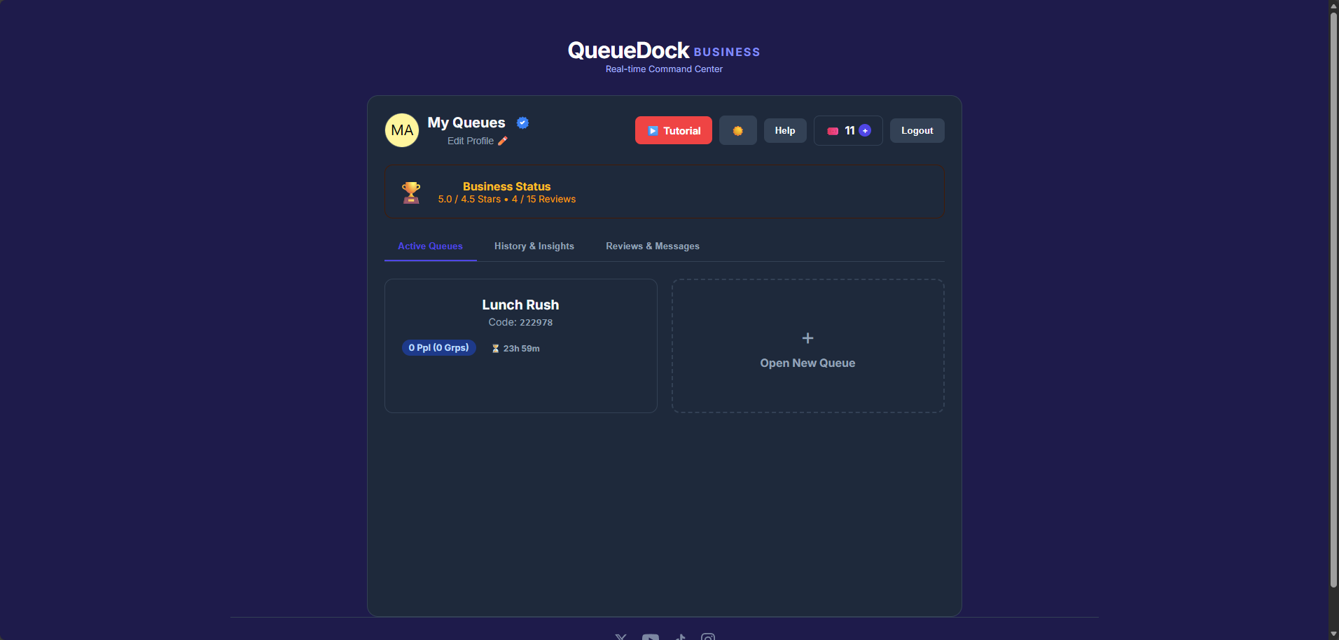 QueueDock gallery image