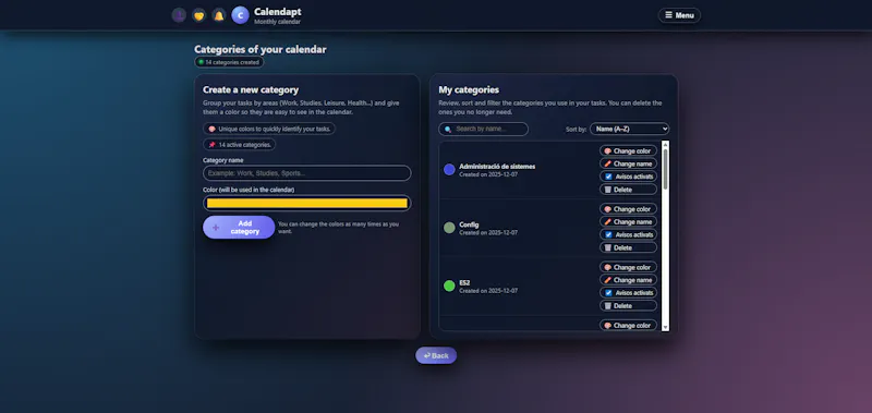 Calendapt screenshot 5