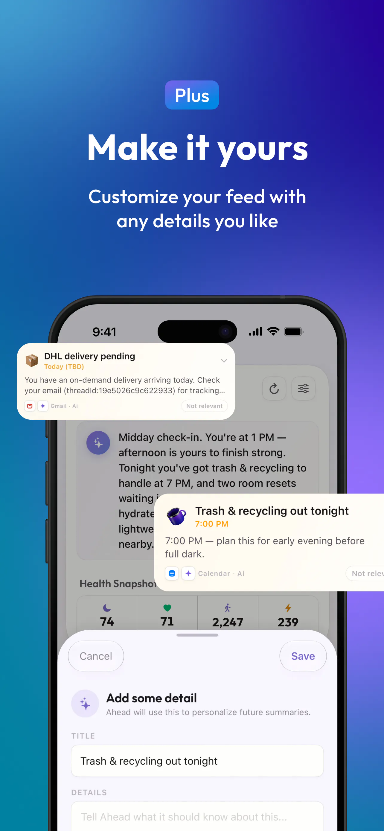Ahead for iOS gallery image