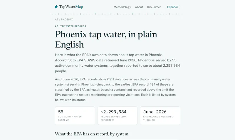 TapWaterMap screenshot 3
