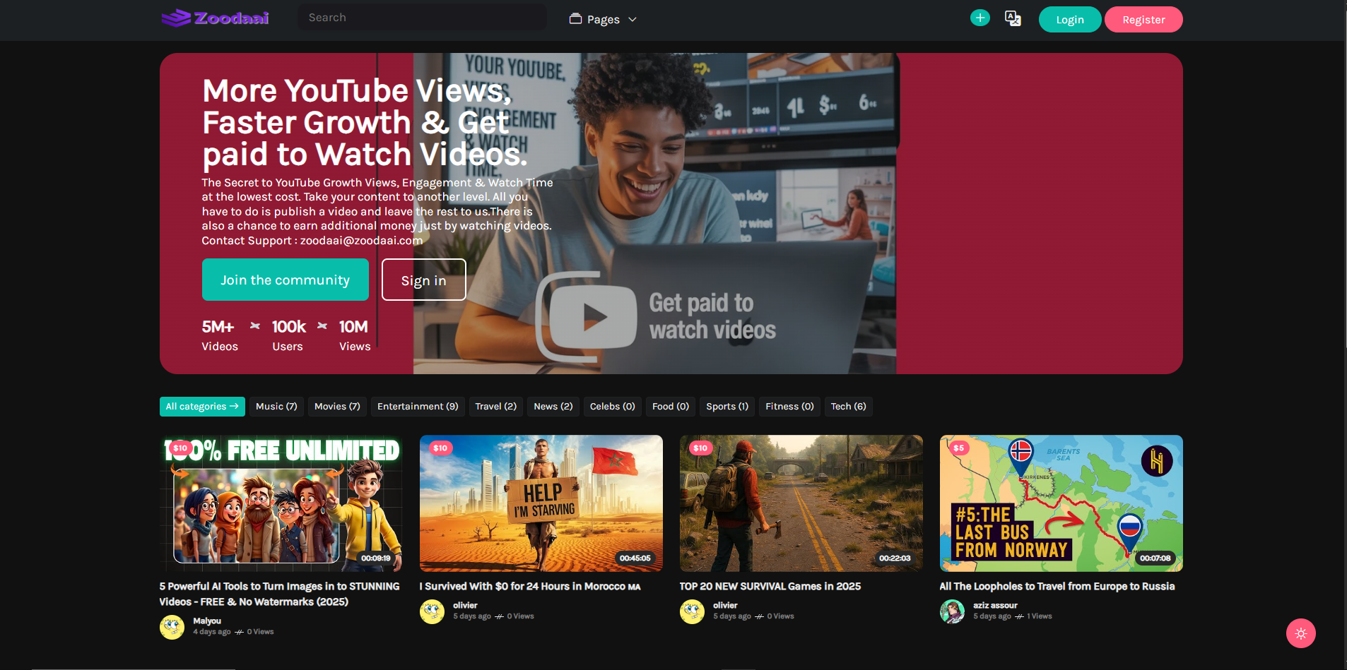 Zoada - Meer YouTube -weergaven, snellere groei media 3
