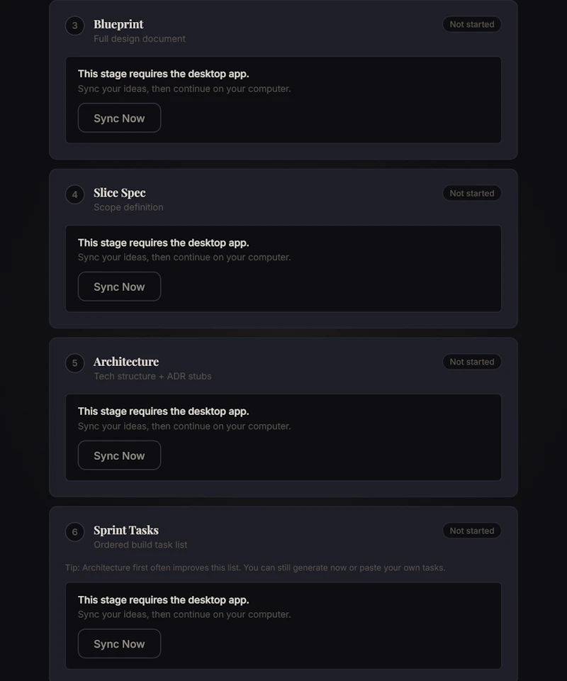 Idea Forge screenshot 3