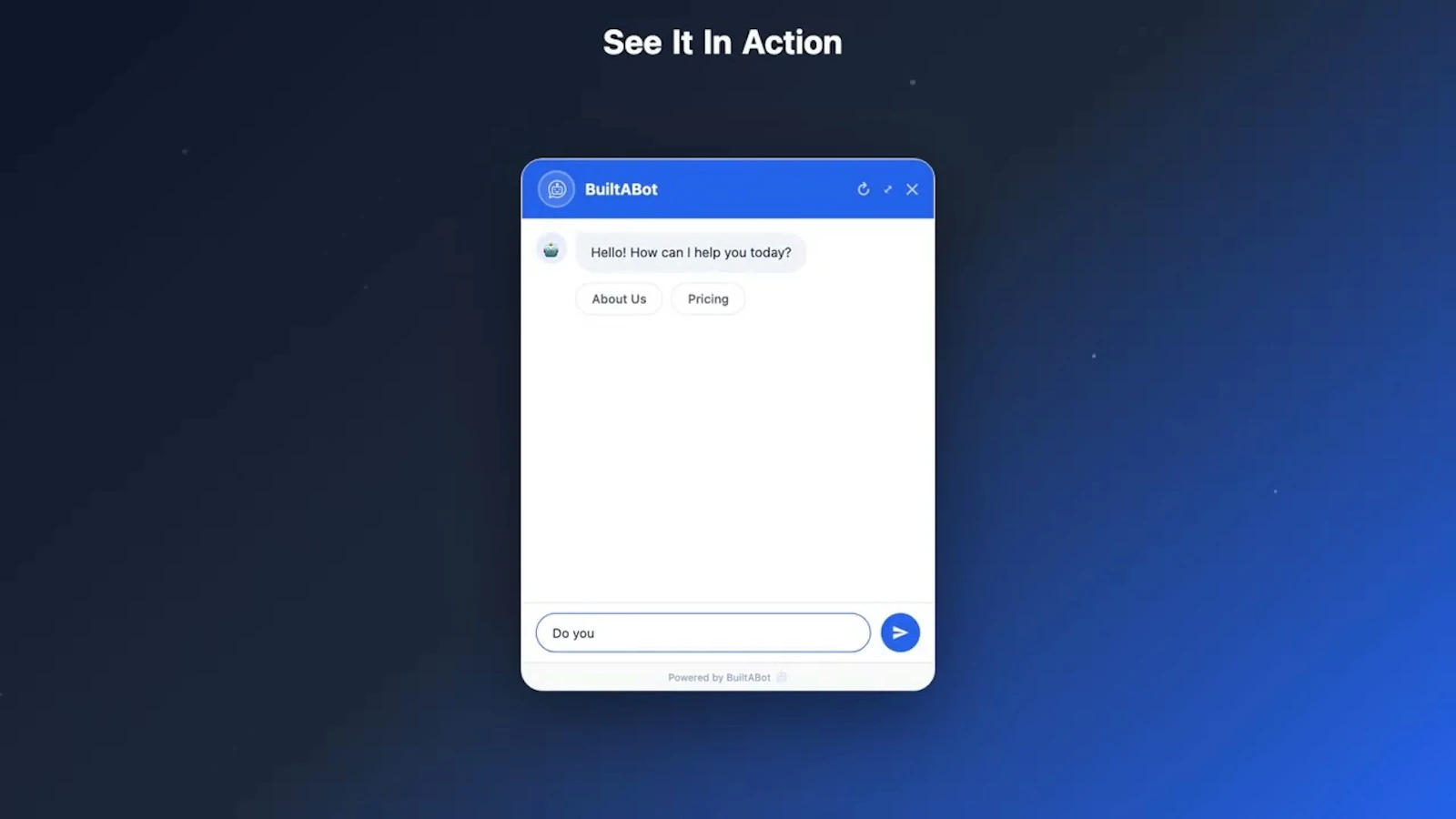 BuiltABot screenshot 1 (video preview)
