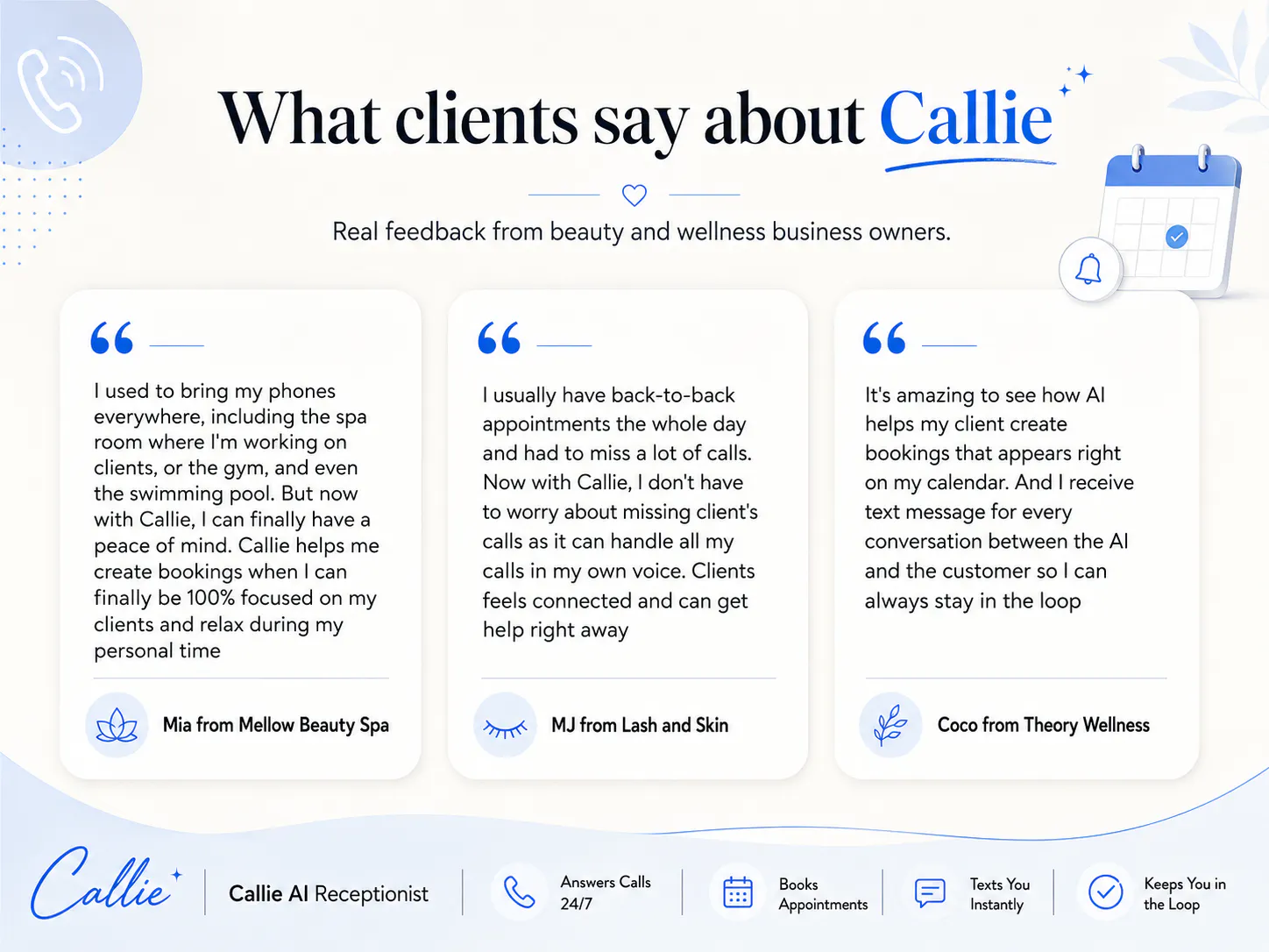 Callie - AI Receptionist by SetAndForget gallery image