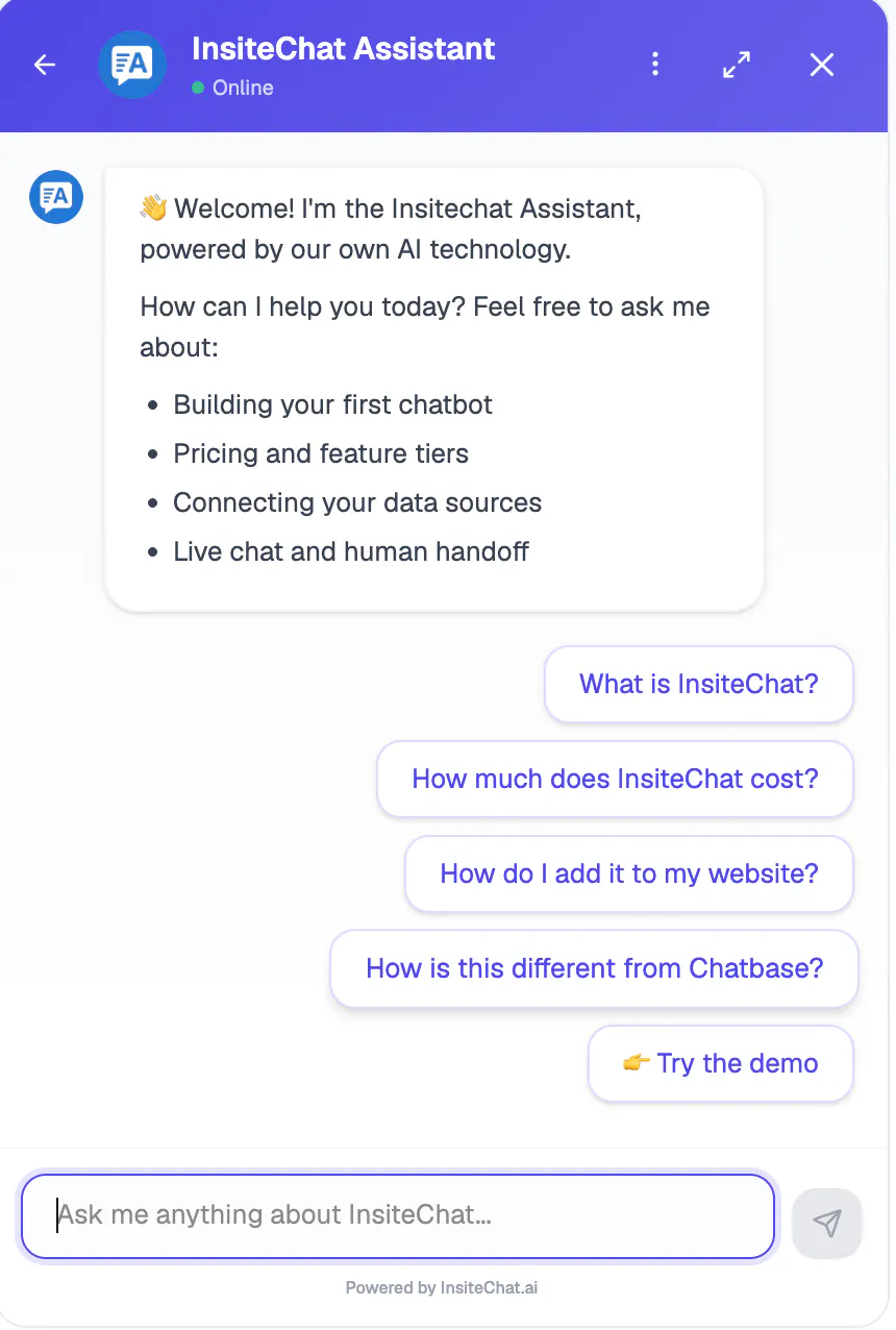 InsiteChat.ai gallery image