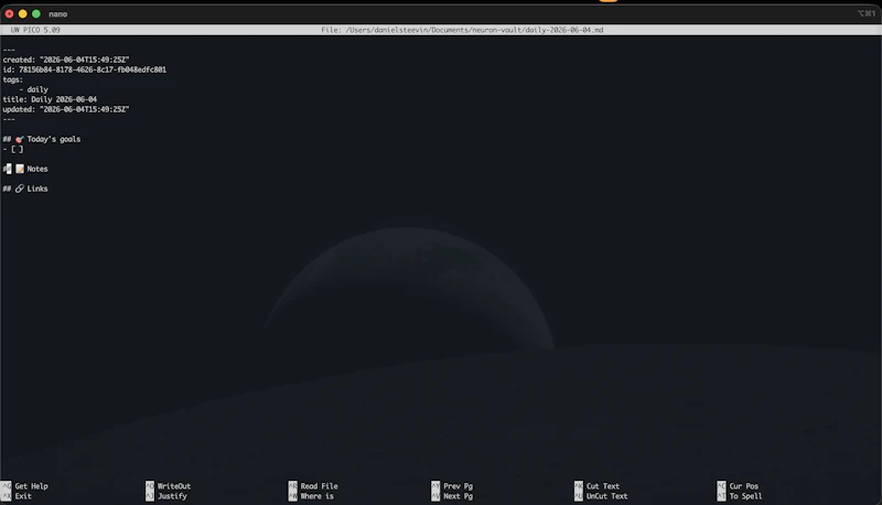 neuron-cli screenshot 4