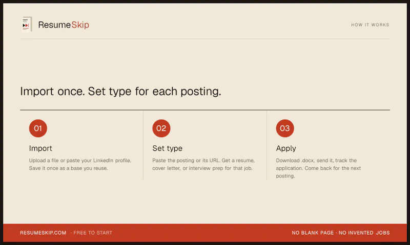 ResumeSkip screenshot 4