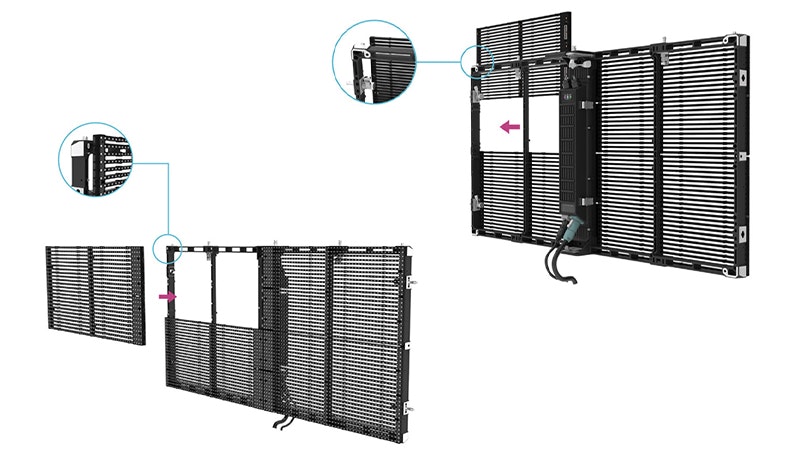 Waterproof Transparent Led Screen gallery image