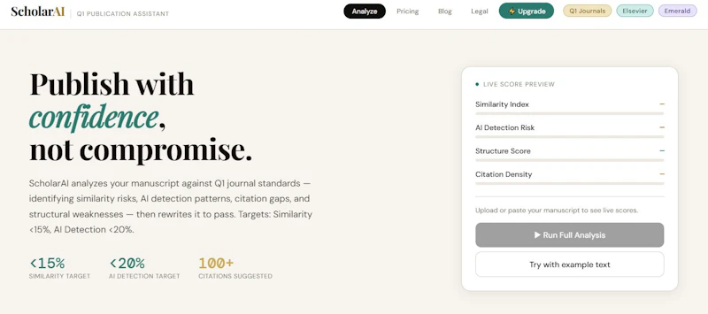 ScholarAI screenshot 1