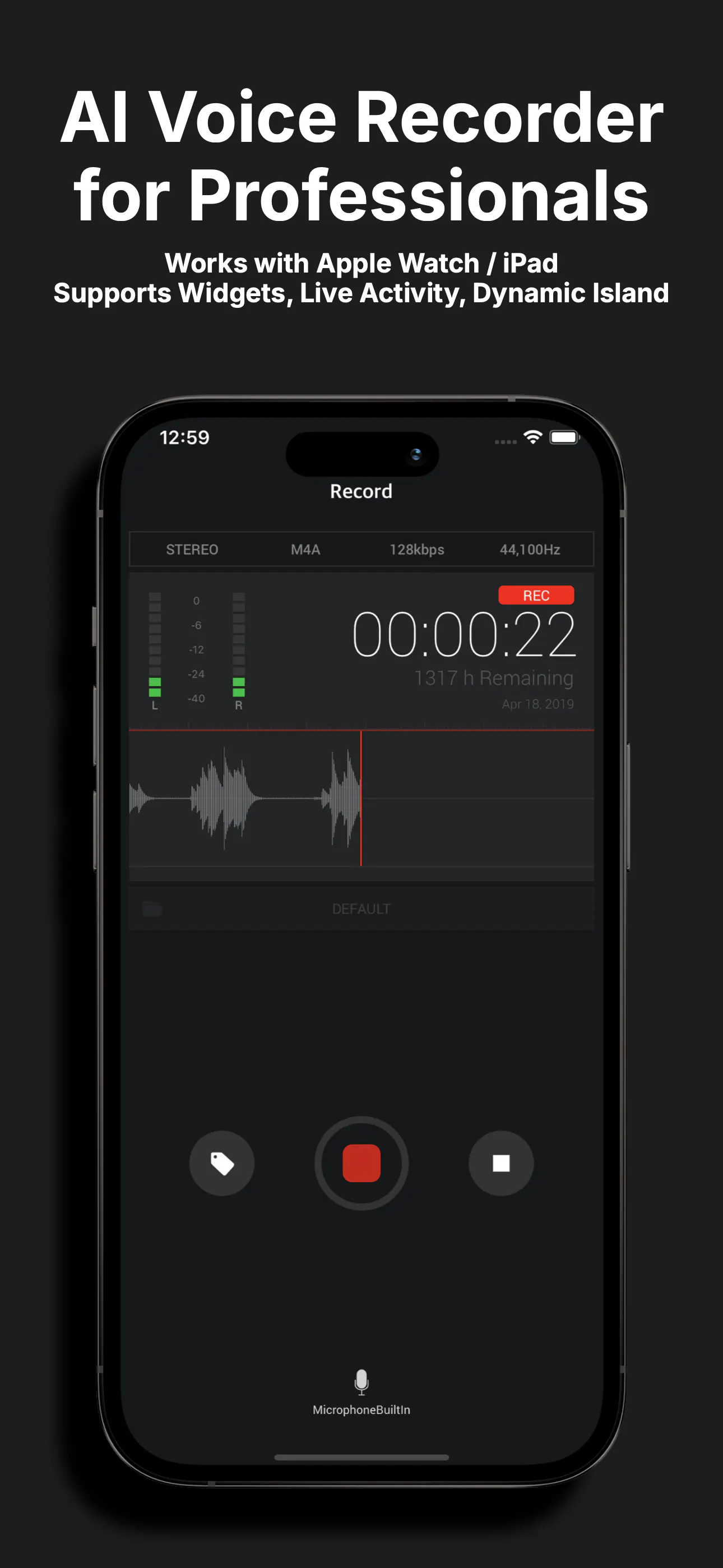 SoundNote - AI Voice Recorder のプロダクトバナー