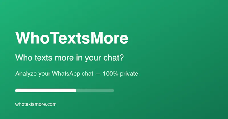 WhoTextsMore screenshot 1