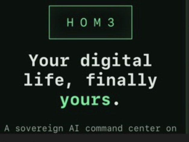 HOM3 — Your digital life, finally yours.
