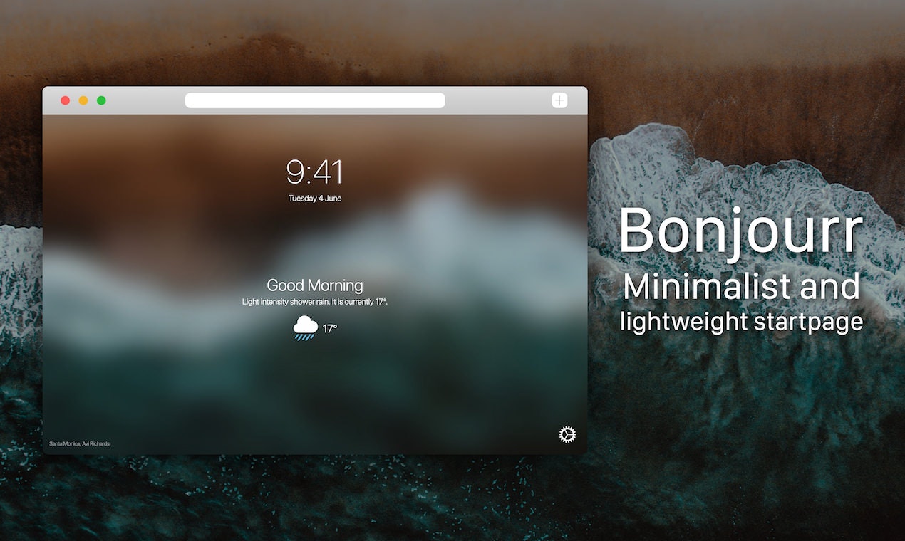Bonjourr - Minimalist & lightweight browser startpage | Product Hunt