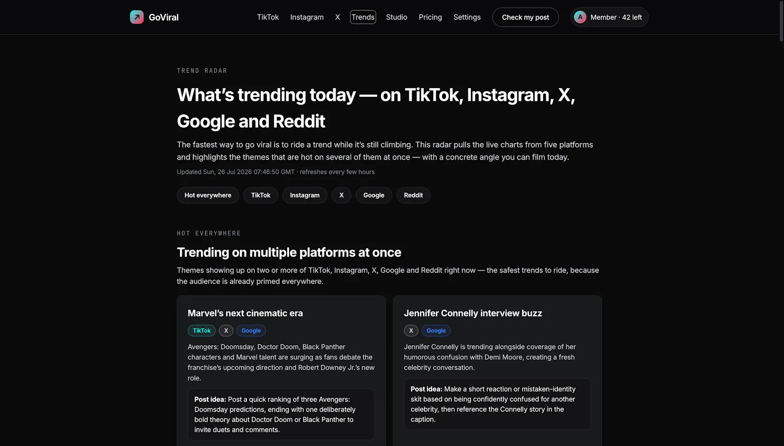 GoViral screenshot 2