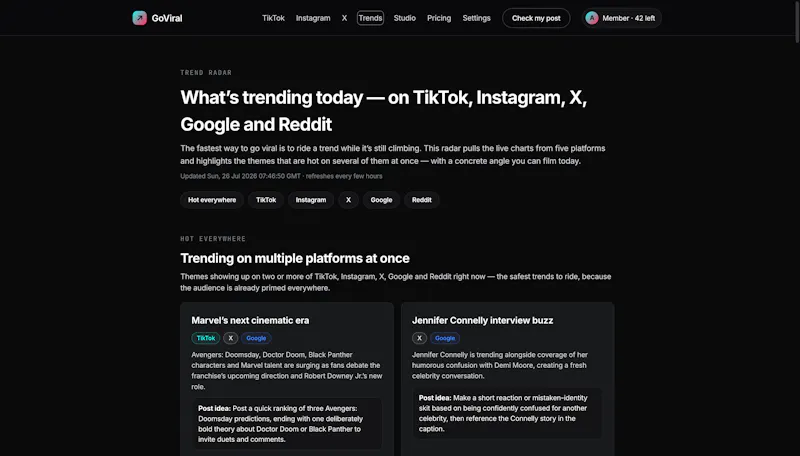 GoViral screenshot 2