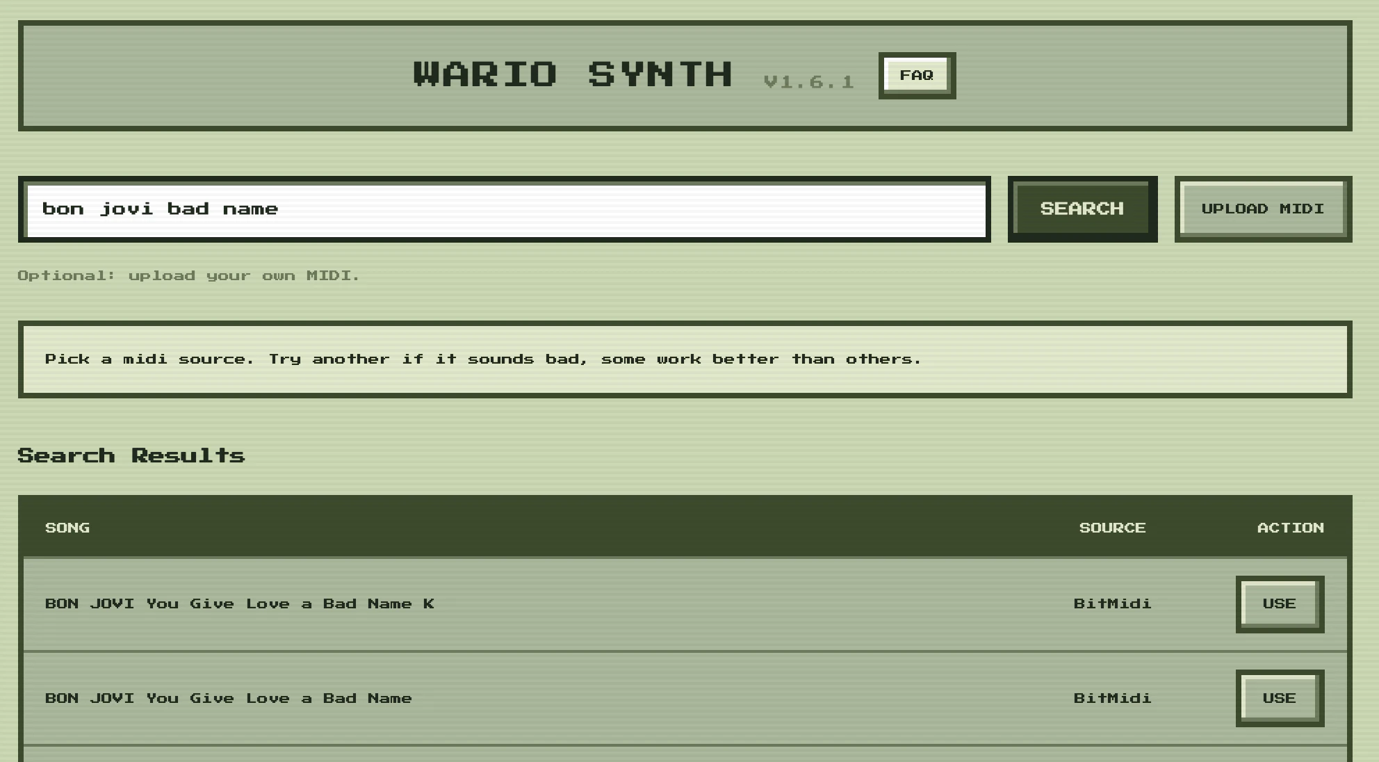 Wario Synth screenshot 3