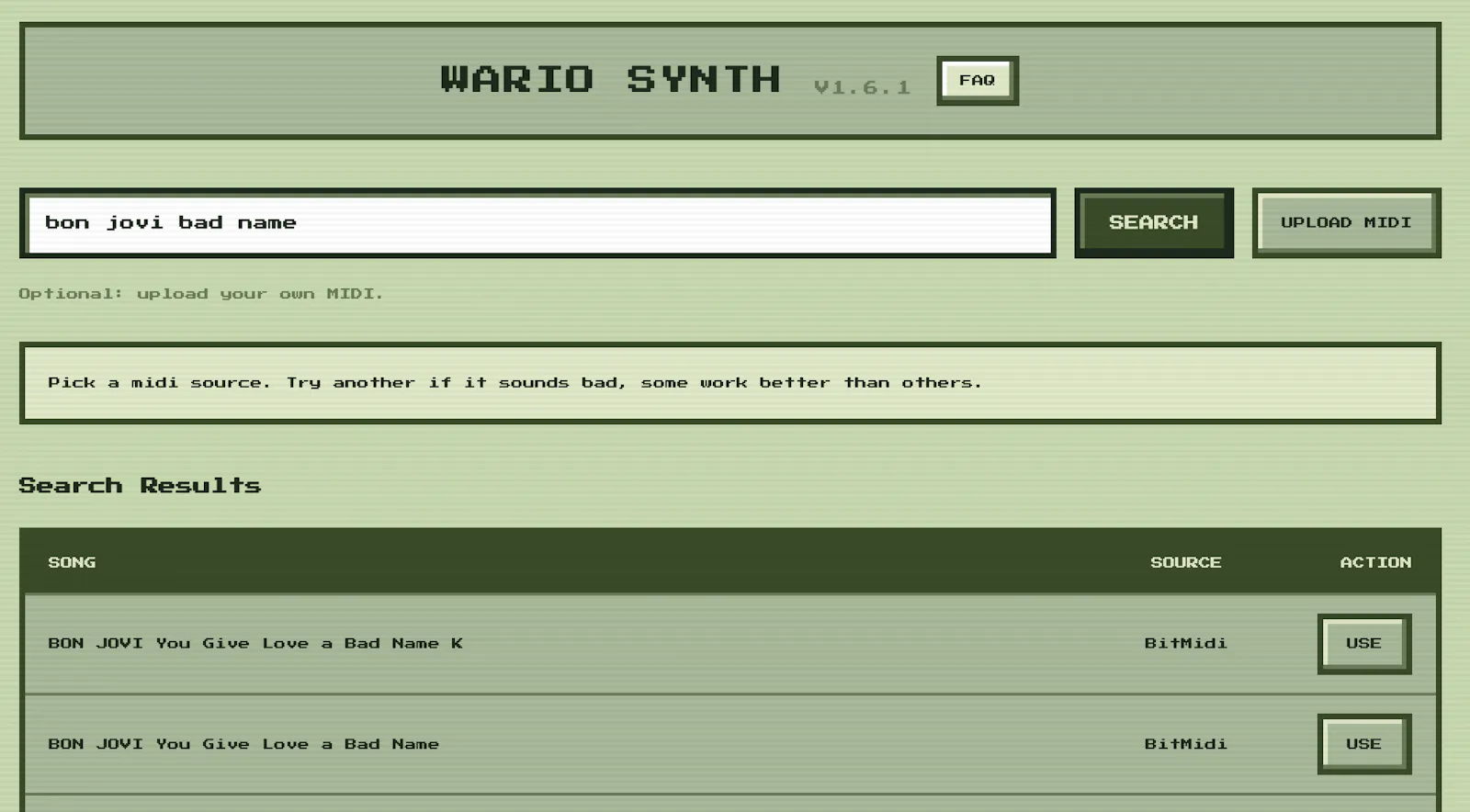 Wario Synth screenshot 4