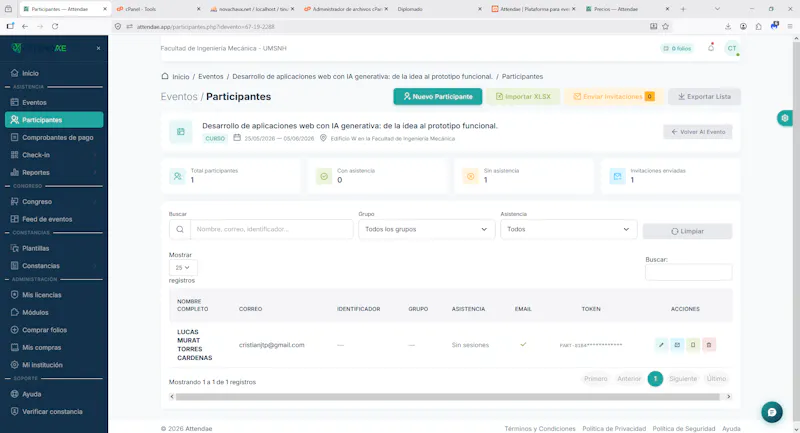 Attendae screenshot 5