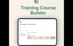 Training Course Builder media 1
